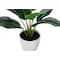 Monarch Specialties Artificial Plant 17" Tall Aureum Indoor, Faux, Fake, Table, Greenery, Potted, Real Touch, Decorative I 9502 - alternate 2